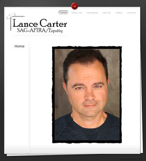 Resume Actor Website Design resume-acting-website