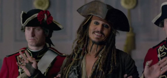 Clip: ‘Pirates of the Caribbean: On Stranger Tides’ featuring Johnny Depp and Geoffrey Rush