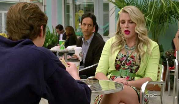 Abed from “Community” (Danny Pudi) appears on “Cougar Town”