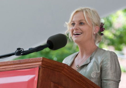 Amy Poehler’s Harvard College Graduation Speech: “Find a group or people who challenge and inspire you”