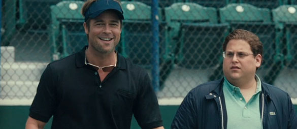 Trailer: “Moneyball” starring Brad Pitt, Robin Wright, Jonah Hill, Chris Pratt, Philip Seymour Hoffman