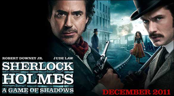 Trailer: “Sherlock Holmes – A Game of Shadows” starring Robert Downey Jr., Jude Law, Noomi Rapace, Jared Harris