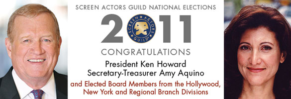 Ken Howard Re-Elected as SAG President, continues to work on “creating one union”