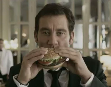 Watch: Clive Owen’s Spanish Burger King Commercial