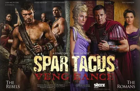 The Spartacus cast