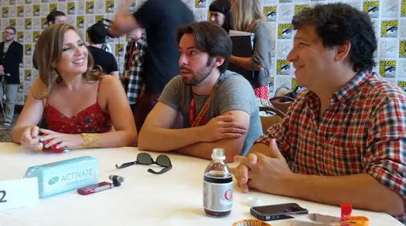 NTSF-SD-SUV's-Martin-Starr,-June-Diane-Raphael-and-Ex-Producer-John-Stern-at-Comic-Con