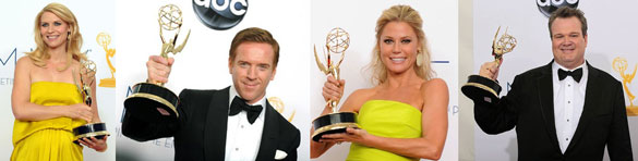 2012 Emmy Awards: Backstage Video of the Winners