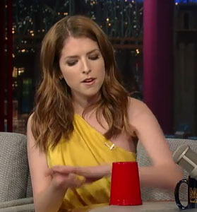 Watch Anna Kendrick Perform the ‘Cup Song’ from ‘Pitch Perfect’ on Letterman