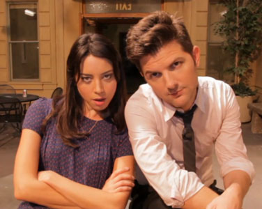 Tour the Set of ‘Parks and Recreation’ with Adam Scott and Aubrey Plaza