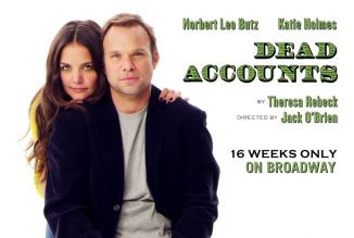 Watch Katie Holmes, Norbert Leo Butz and Judy Greer chat about their new Broadway show, ‘Dead Accounts’