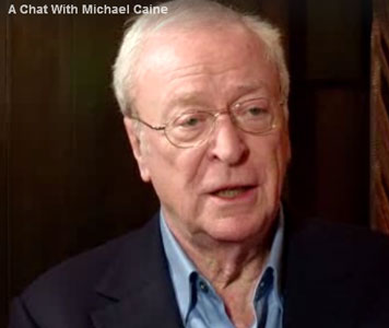 Michael Caine Talks About Acting With Your Eyes and Does an Amazing Cold Read of a Script