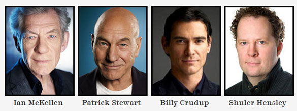 Billy Crudup and Shuler Hensley join Ian McKellen and Patrick Stewart in the Pinter/Beckett Repertory on Broadway