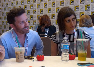 The-Sidekick-Comic-Con-Rob-Benedict-Lizzy-Caplan