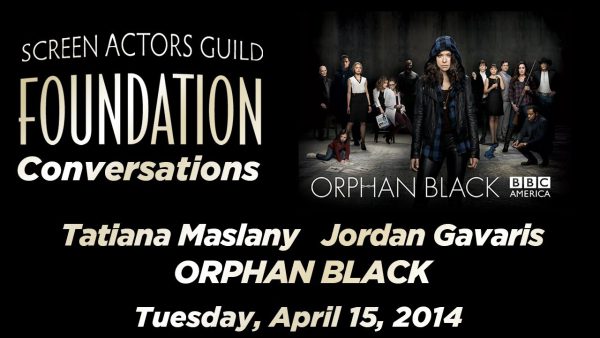 Tatiana Maslany & Jordan Gavaris Talk ‘Orphan Black’ with the SAG Foundation