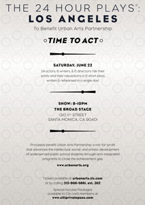 ‘The 24-Hour Plays: Los Angeles 2014’ Will Create Six Plays in 24 Hours for Arts Education