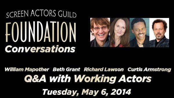 SAG Conversations: Q & A with Working Actors Featuring William Mapother & Curtis Armstrong (video)