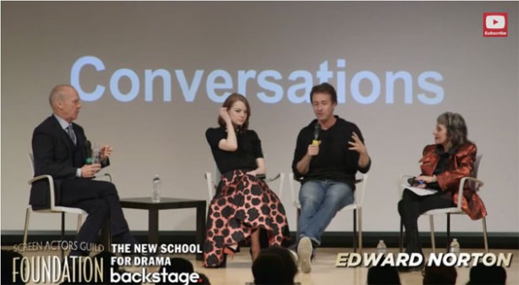 Michael Keaton, Edward Norton and Emma Stone Talk ‘Birdman’ in this Hilarious Video