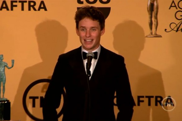 Eddie Redmayne SAG Sawards Press Room