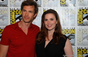Hayley Atwell & James D'Arcy at Comic Con 2015 (photo Jamie LeDent Photogrpahy)