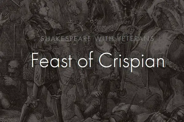 Feast of Crispian Shakespeare Classes for Veterans
