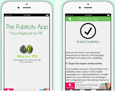 The Publicity App for Actors