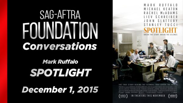Watch: Conversations with Mark Ruffalo of ‘Spotlight’