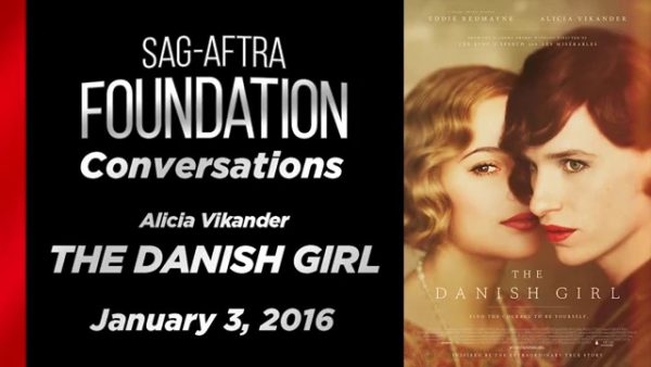 Watch: Conversations with Alicia Vikander of ‘The Danish Girl’