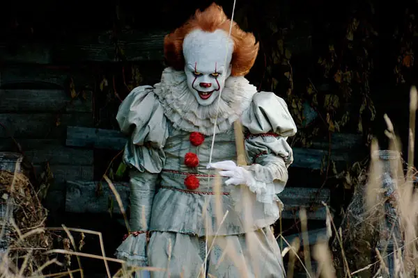 Actor Bill-Skarsgard as Pennywise