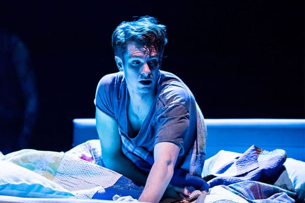 Actor Andrew Garfield in Angels in America