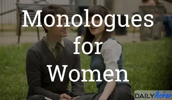 Monologues For Women Daily Actor