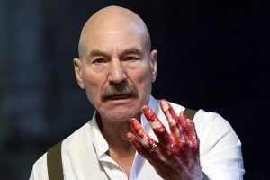 What Does Patrick Stewart Say Before Walking Onstage That "Takes Away Anxiety and Stress and Worry"?
