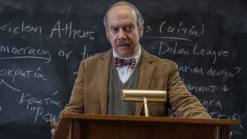 Actor Paul Giamatti in The Holdovers