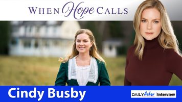 Actress Cindy Busby in When Hope Calls