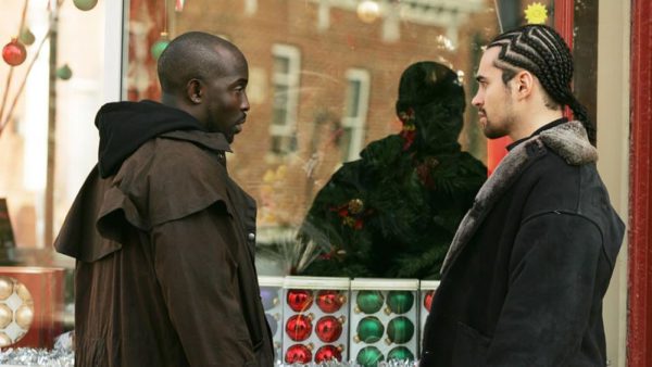 Michael Kenneth Williams and Ramon Rodriguez in HBO’s The Wire