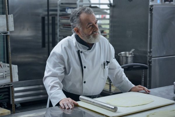 Saul Rubinek in a scene from Peacock’s series The Copenhagen Test