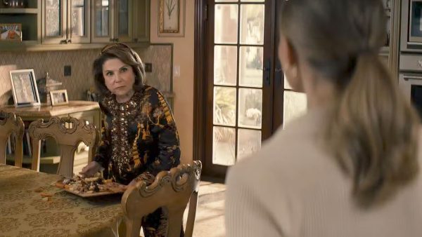 Tovah Feldshuh gives a stern look during a scene from Netflix’s ‘Nobody Wants This.’