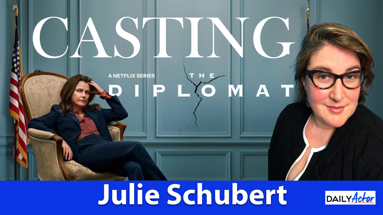 Casting Director Julie Schubert with Keri Russell in The Diplomat