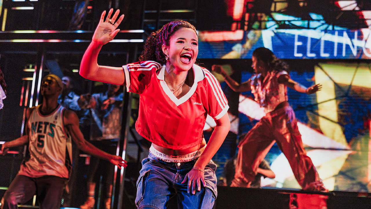 Maya Drake as Ali and the company of the North American Tour of Alicia Keys' Hell's Kitchen.