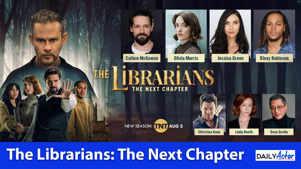 The cast of The Librarians